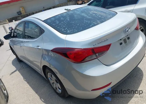 2016 Hyundai Elantra Se из США, поврежденный, VIN 5NPDH4AE0GH664582